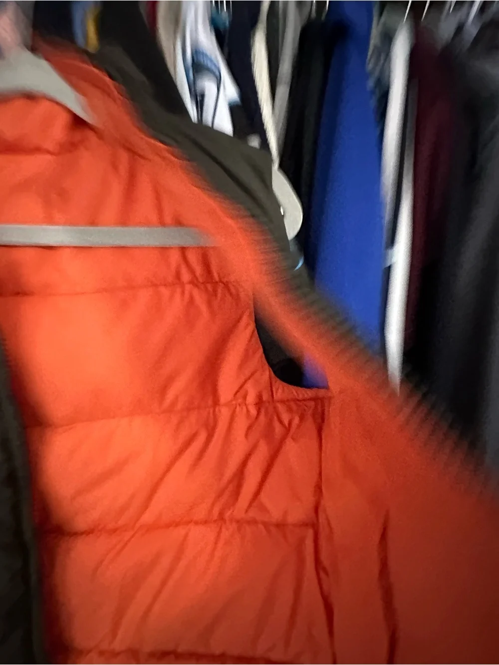 Polo by Ralph Lauren Olive Green or Orange Reversable Puffer Vest